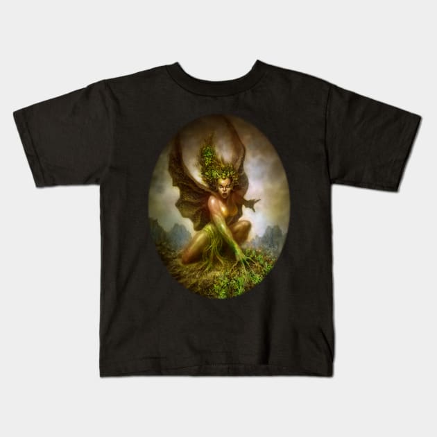 Gaia Kids T-Shirt by Paul_Abrams